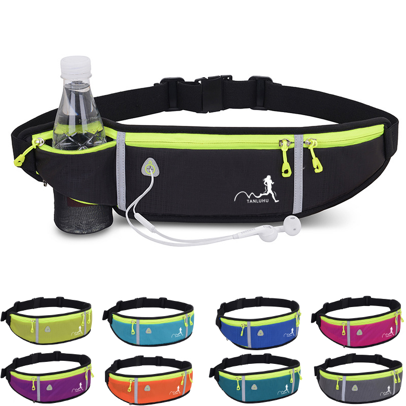 

Bike Riding Cycling Running Fishing Hiking Bag Waist Pack Outdoor Belt Kettle Pouch Gym Sport Fitness Water Bottle Phone Pocket