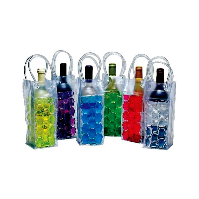 

Ice Wine Cooler PVC Beer Cooler Bag Outdoors Ice Gel Bag Picnic Cool Sacks Chillers Frozen Bag Bottle Cooler FFA3744