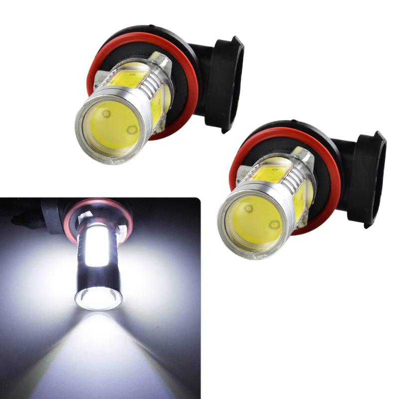 

H2CNC 2pcs Bright Error free H11 LED projector Fog Light bulb For E90 325 328 335i