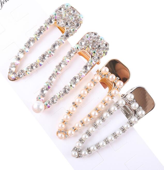

Free Ship 4pcs/set Luxious Pearl Metal Hair Clip Hairband Comb Bobby Pin Barrette Hairpin Headdress Accessories Beauty Styling Tools