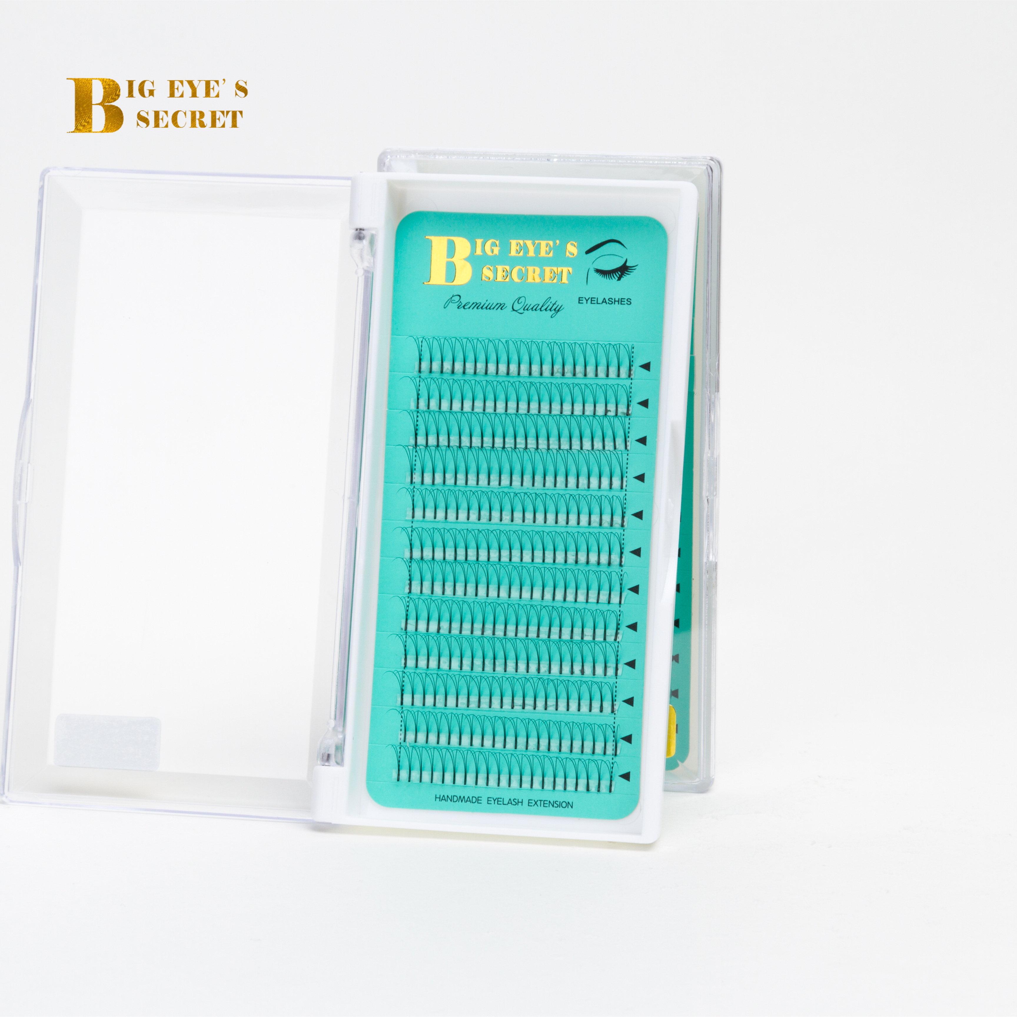 

3D Long Stem Beauty Lashes 12 Lines 1 Tray Premade Volume Lash Fans 3D Russian Volume Eye Lashes Individual Eyelashes Free Shipping