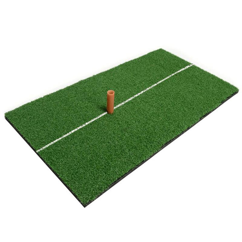 

60x30cm Indoor Golf Practice Mat Golf Mat Swing Cushion Gold Pad Swinging Cushion Training Putting, Green without tee
