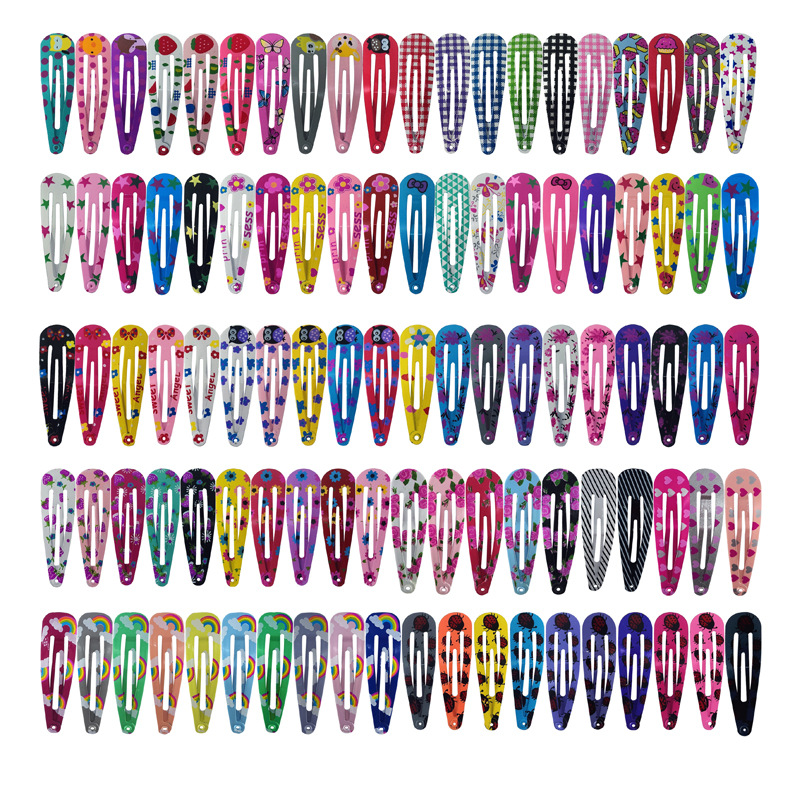 Multi Styles Hairpins Cartoon Print Hair Pin Bobby Pin Hair Clip Girls Barrettes Kids Headwear Hair Accessories for Children-image-486849202
