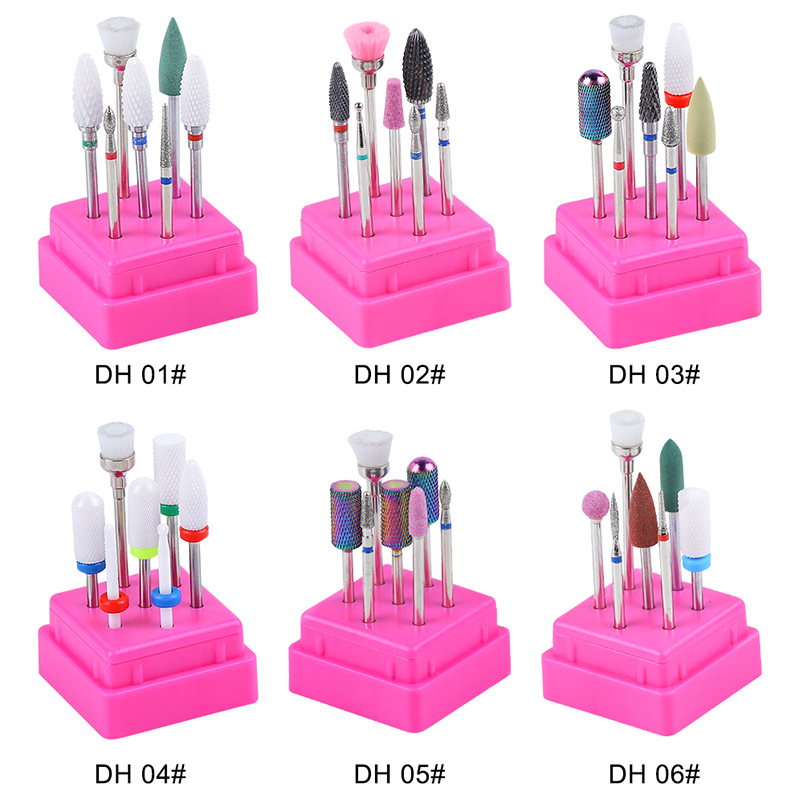 

Combined Nail Drill Bits Set ,Ceramic manicure milling cutters,Nail Drill Equipment Tools Kit