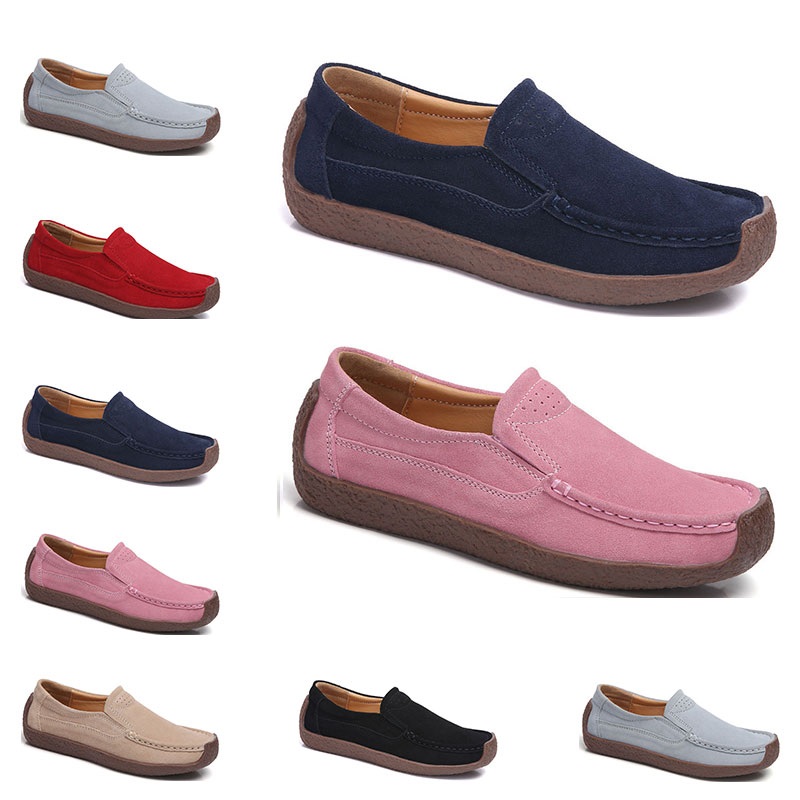 

New Fashion 35-42 Eur new women's leather shoes Candy colors overshoes British casual shoes free shipping Espadrilles #Forty one, #04