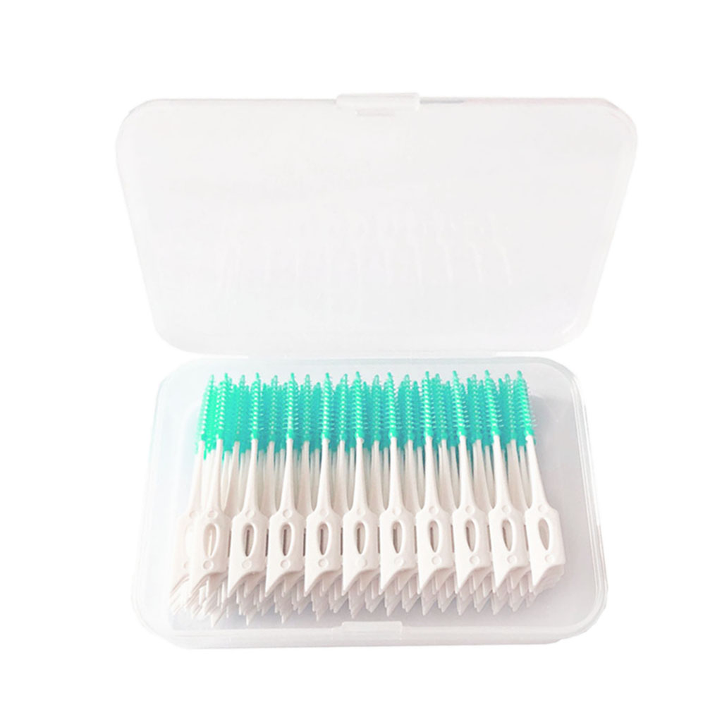 160 Pcs Teeth Interdental Brush Toothpick Flosser Toothpick Sticks-image-551953438