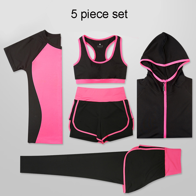

New Women Yoga Set female Sportwear Gym Clothes Slim Breathable Fitness Outdoor Run Tracksuit Workout Yoga Suit XL Sports Outfit
