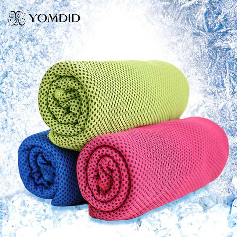 

Ice Towel Microfiber Fabric Gym Sports Towel Enduring Cooling Toalla de hielo, Green