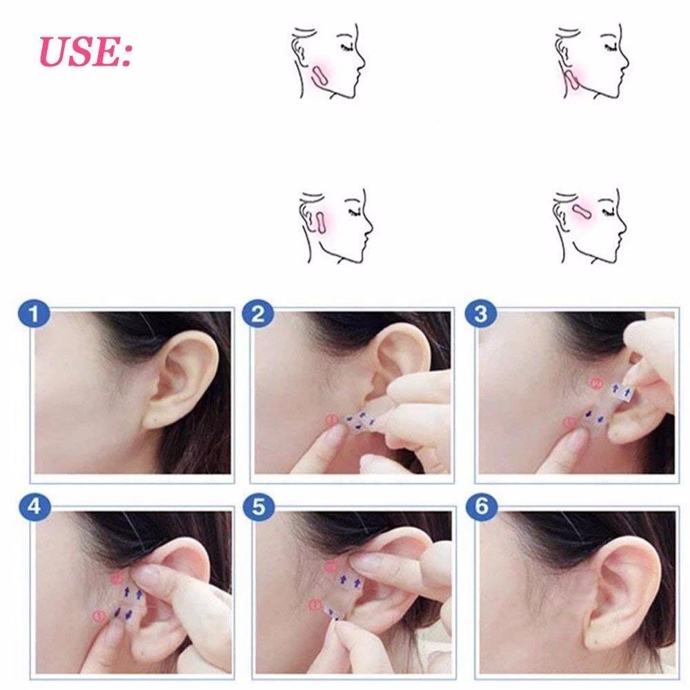 

Instant Face Lift and Neck Chin Lift Secret Tapes Facial Slim Anti Wrinkle Sticker V Face Shaper Artifact Invisible Sticker