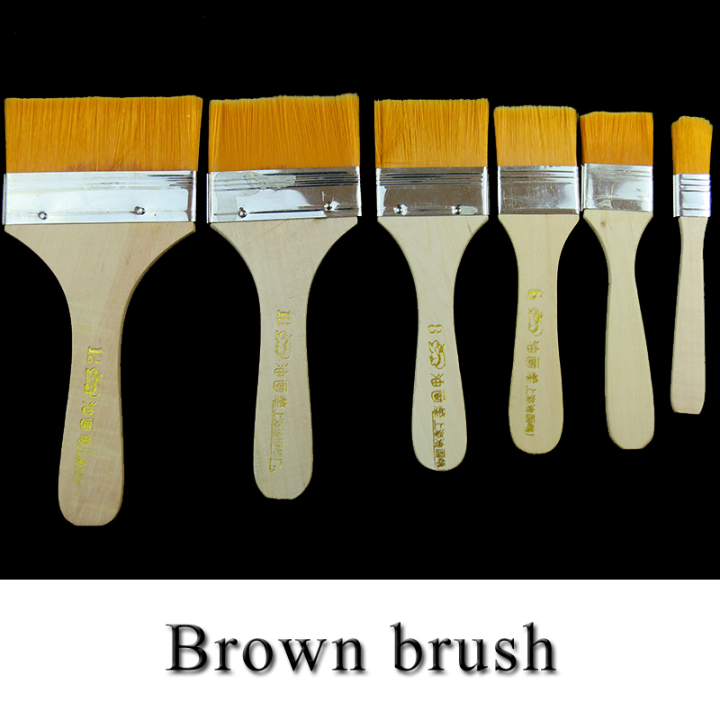 

1 pcs Big Bristle Brush, Brush Gold Leaf, Paint Oil Painting Acrylic Painting Brush,Artist Drawing Art Supplies Brushes