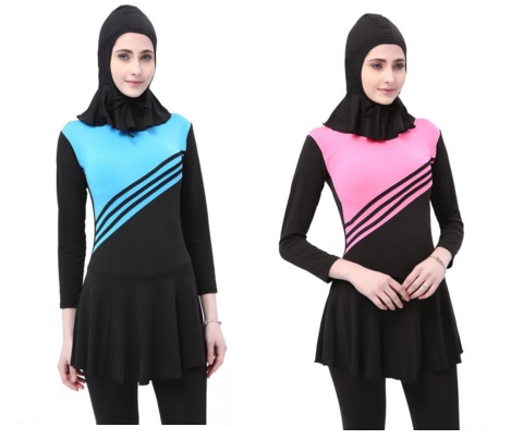 

2019 new Muslim swimwear Women's beach swimsuit,women's swimsuit Separate Swimwearswimming suit flexible stylish Beach wim wear for women's