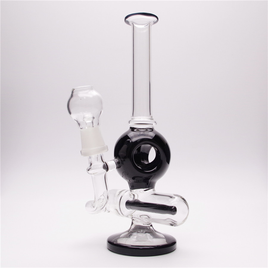 

8in Hookah Glass Bongs with 1 clear bowl included & 1 clear Glass needle & 1 coloured sand Quartz banger Global delivery
