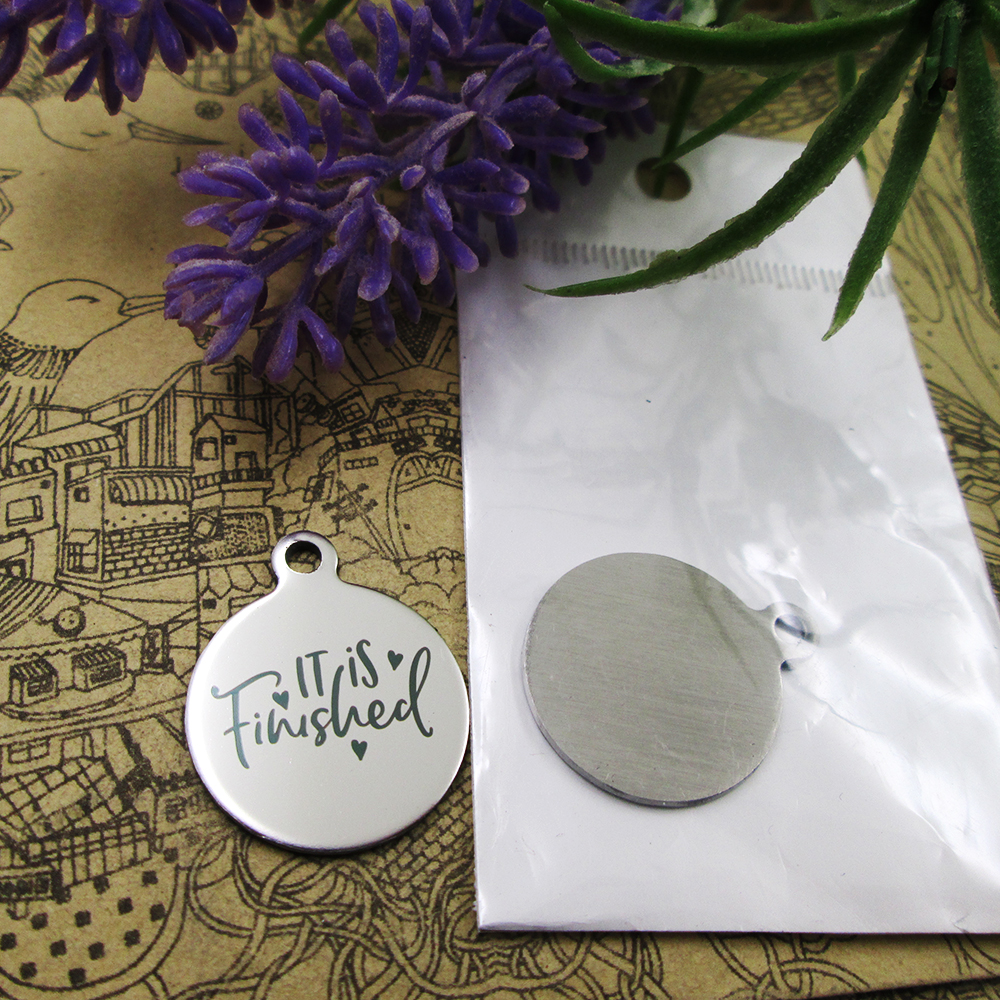 

40pcs--"it is finished"stainless steel charms more style for choosing DIY Charms pendants for necklace