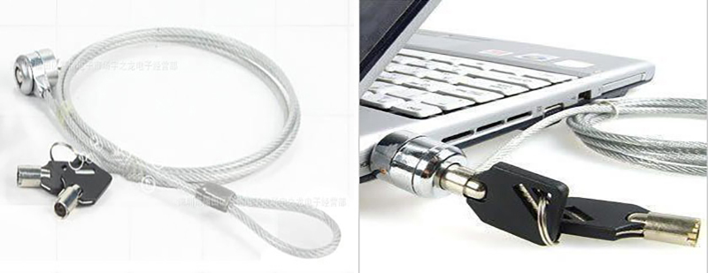 

1.2m Anti-Theft Office Notebook Laptop PC Computer Desk Key Security Lock Chain Cable new hot
