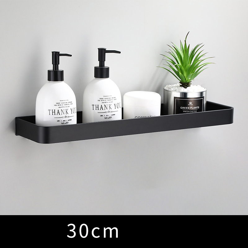 

Bathroom Shelf Bath Shower Shelf Aluminum Black Bathroom Corner Black Wall Mounted Aluminum Storage Holder Kitchen