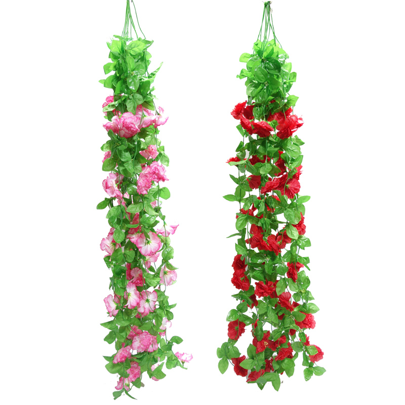 

240cm Artificial Flowers Plastic Rose Peony flower vine Silk Flores Garland Rattan for Party Spring Wedding Home Wall Decoration, Yellow