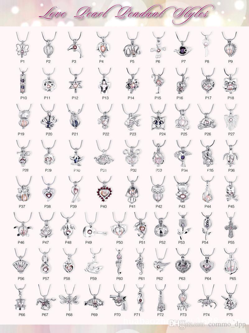 

75 Styles Fashion Pearl Cages Pendants Opening Beads Cage Lockets Charms For Jewelry Making Supplies Dhl Free Shipping Small Wholesale Lots