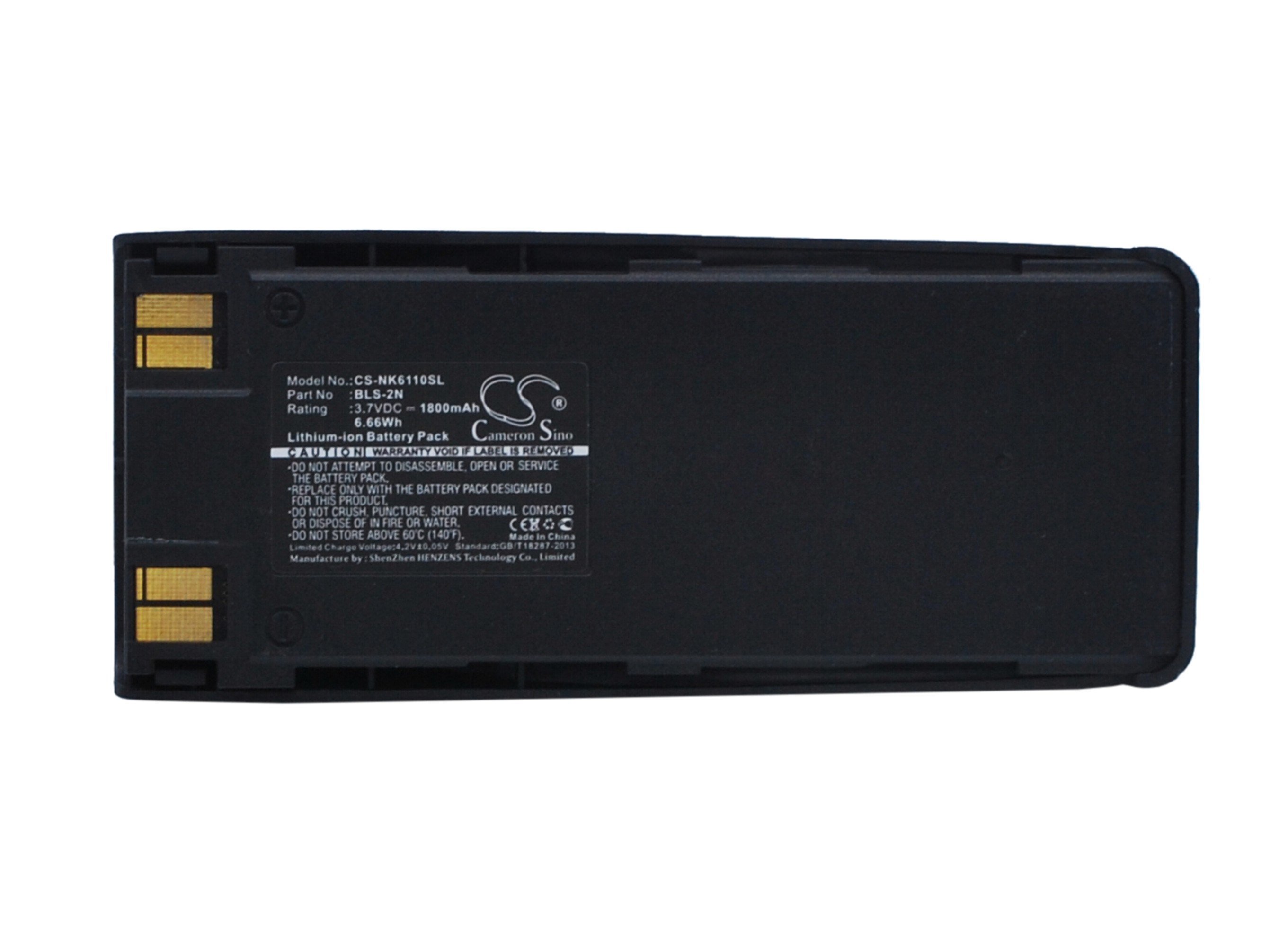 

Cameron Sino High Quality 1800mAh Battery BLS-2,BLS-2N,BLS-2S,BLS-2V,BLS-4 for Nokia 1260,1260i,1261,3285,5110,5120,5165, 5180