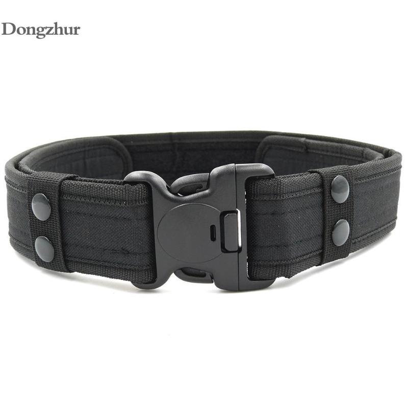 

Men's Canvas Belt Quick Release Tactical Belt For Men Army Equipment Combat Outdoor Training Hunting Waistband