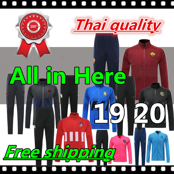 2020 2019 2020 Real Madrid Football Man Utd Jacket Tracksuit 19 20 Rome Foot Bale Ramos Isco Jacket Paris Training Suit From Tracksuit 19 5 Dhgate Com
