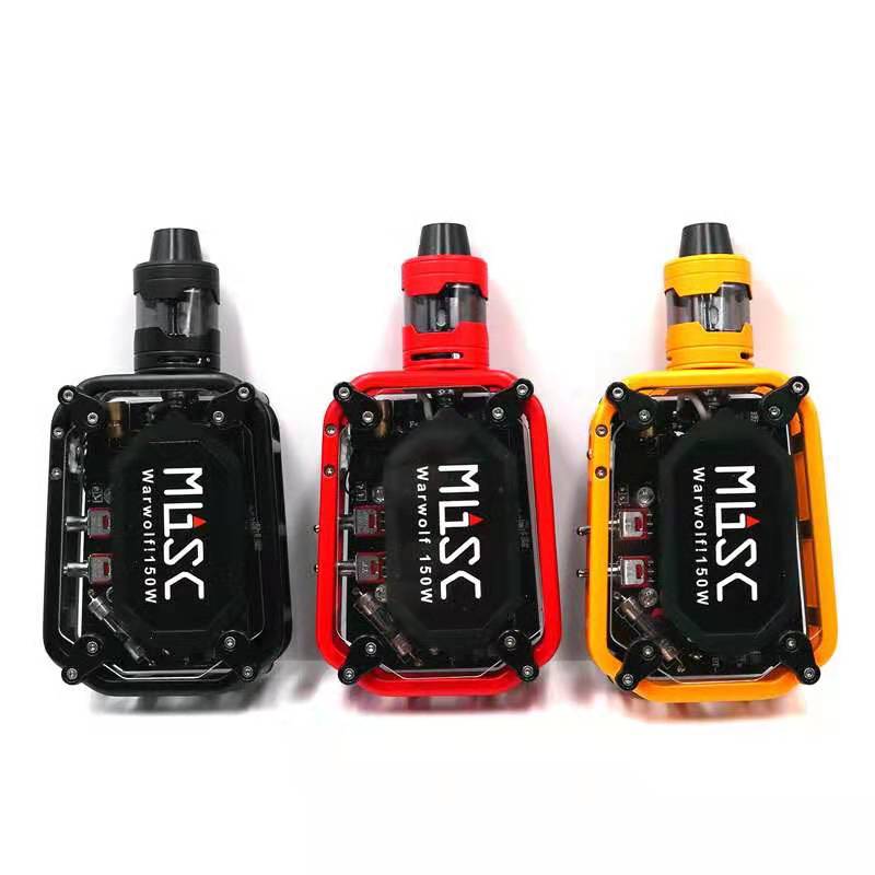

Authentic Warwolf Starter Thread Vape 3500mAh Kit Mod Battery 150w Electronic Cigarette 0.3ohm Built-in 510 DHL Free Vaporizer Box Pimjk