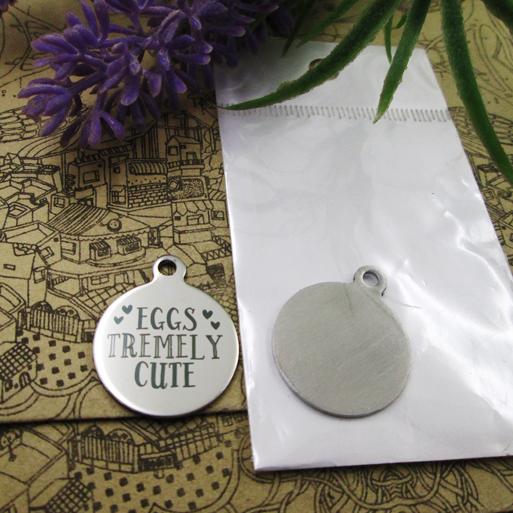 

40pcs--"eggs tremely cute"stainless steel charms more style for choosing DIY Charms pendants for necklace