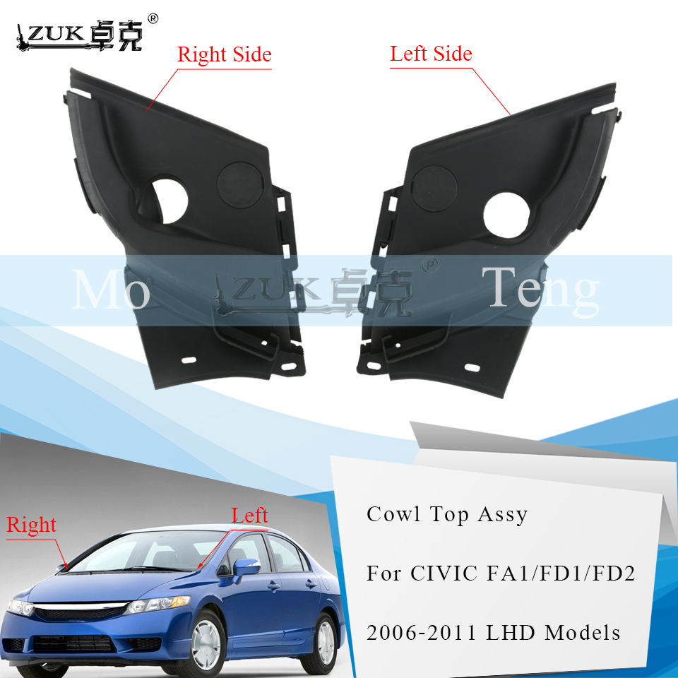 

ZUK Engine Hood Bonnet Cowl Top Assy Hinge Cover For HONDA CIVIC 2006 2007 2008 2009 2010 2011 FA1 FD1 FD2 Left Hand Drive