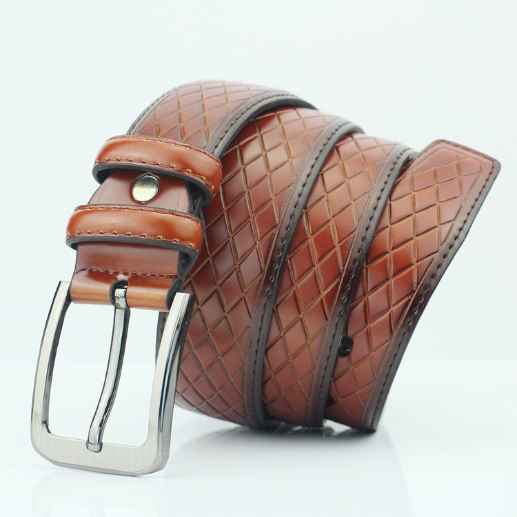 

Men's belt leather belt men male genuine leather strap pin buckle casual men's Cummerbunds ceinture homme, Black