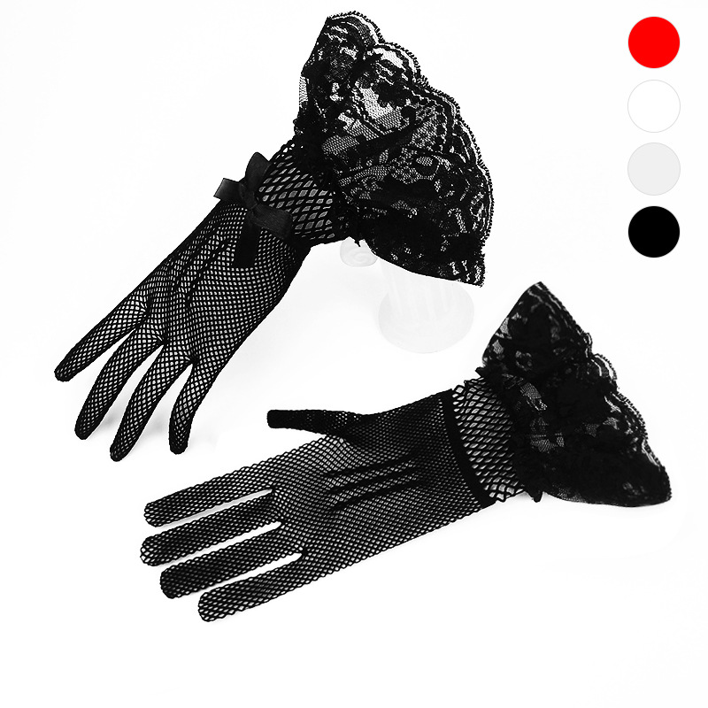 white lace gloves in bulk