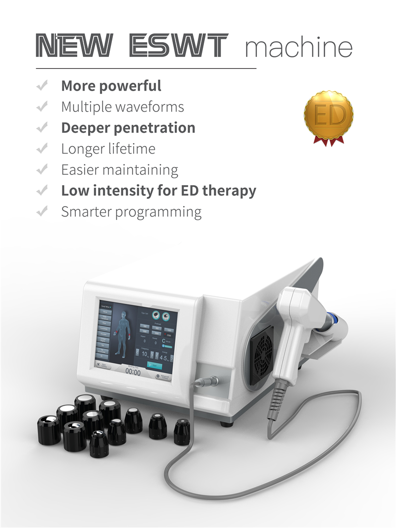 

Physical acoustic radial shock wave therapy mahcine for erectile dysfunction/ pneumatic shock wave therapy device for physiotherapy