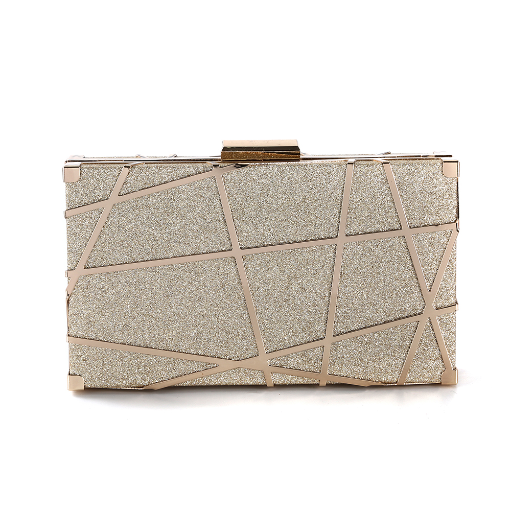 Factory direct wholesale handmade metal evening bag new style clutch for wedding banquet party porm(more colors)