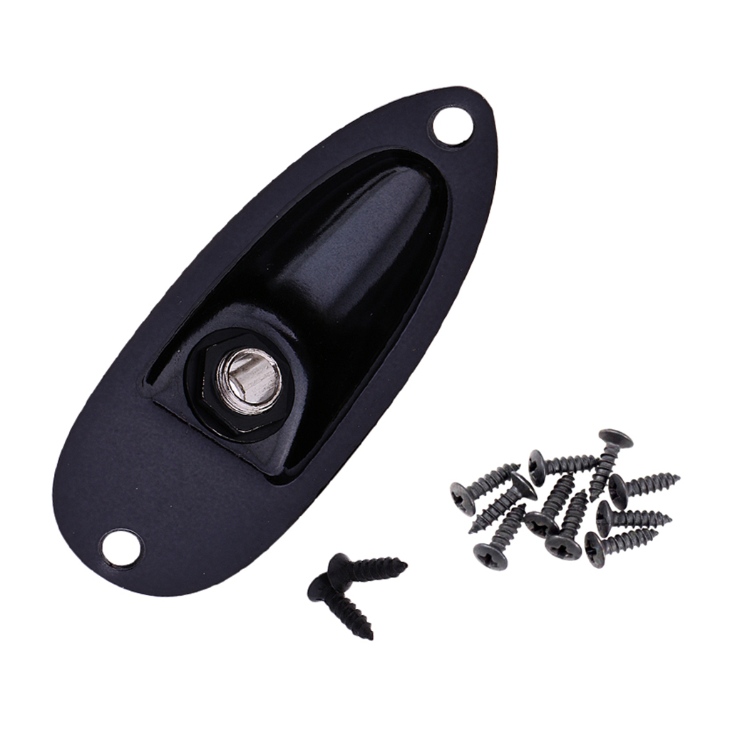 

Boat Shape Jack Socket Output Plate with Screws for ST SQ Electric Guitar