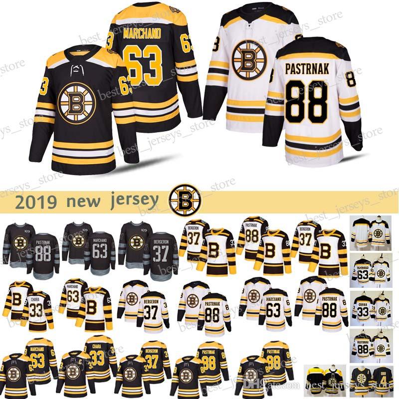 

men 88 David Pastrnak Boston Bruins Hockey Jerseys 63 Brad Marchand 37 Patrice Bergeron 4 Bobby Orr 33 Zdeno Chara jersey, Black;red