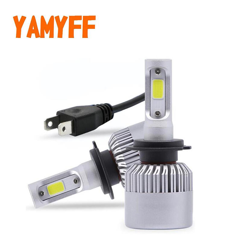 

2 PCS Car Headlight H7 LED H4 H1 H11 H13 H27 880 881 Car Lights H3 9005 9006 LED Bulbs 6500K Headlamp 12V Auto Fog Lights Lamp