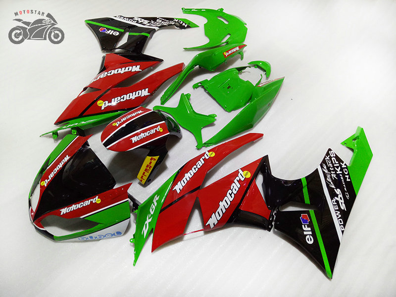

Free Custom Chinese fairings kit for KAWASAKI Ninja 2009 2010 2011 2012 ZX6R Motorcycle fairing set 09-12 ZX-6R ZX 6R 636 ZX636, Same as the picture