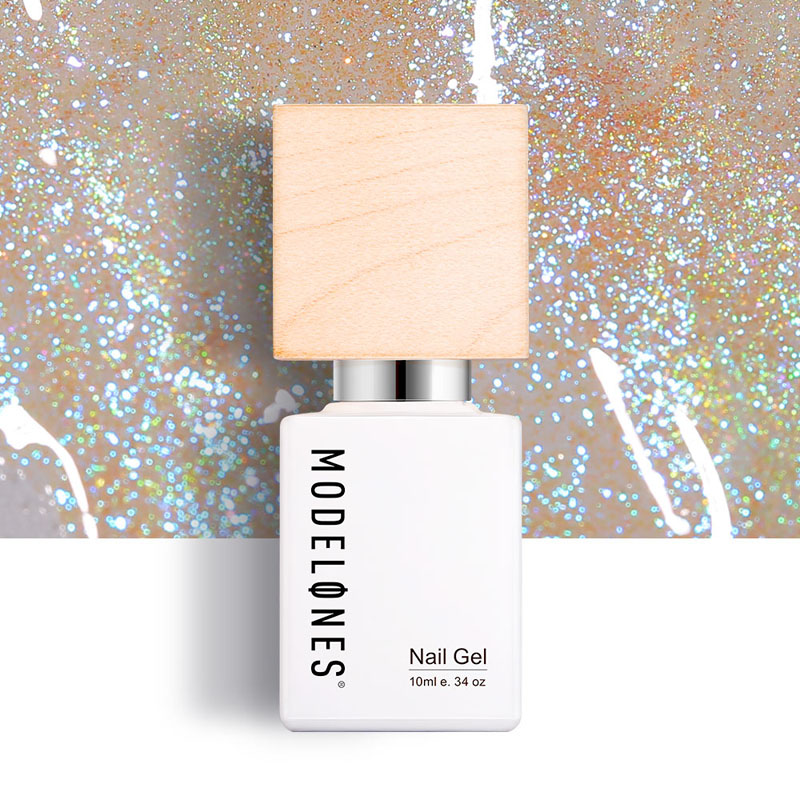 

Modelones Shiny Glitter Uv Gel Nail Polish New Spring Red Color Series Soak Off Semi Permanent Nail Lacquer Candy Color Gel, S089