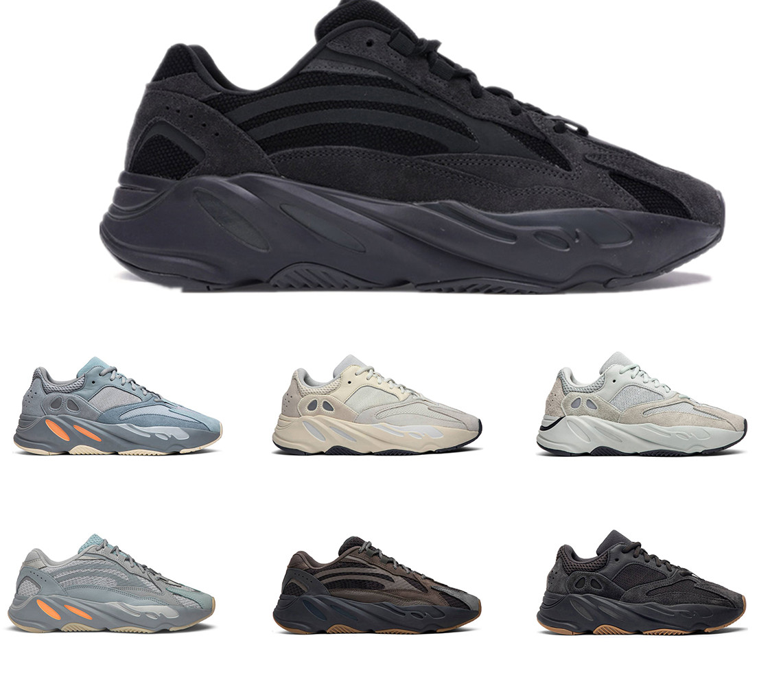 

New TOP Utility White Yellow Men Women Designer 700 Shoes Flat casual men shoes Carbon Teal Blue Static West Wave Best Quality, Colour