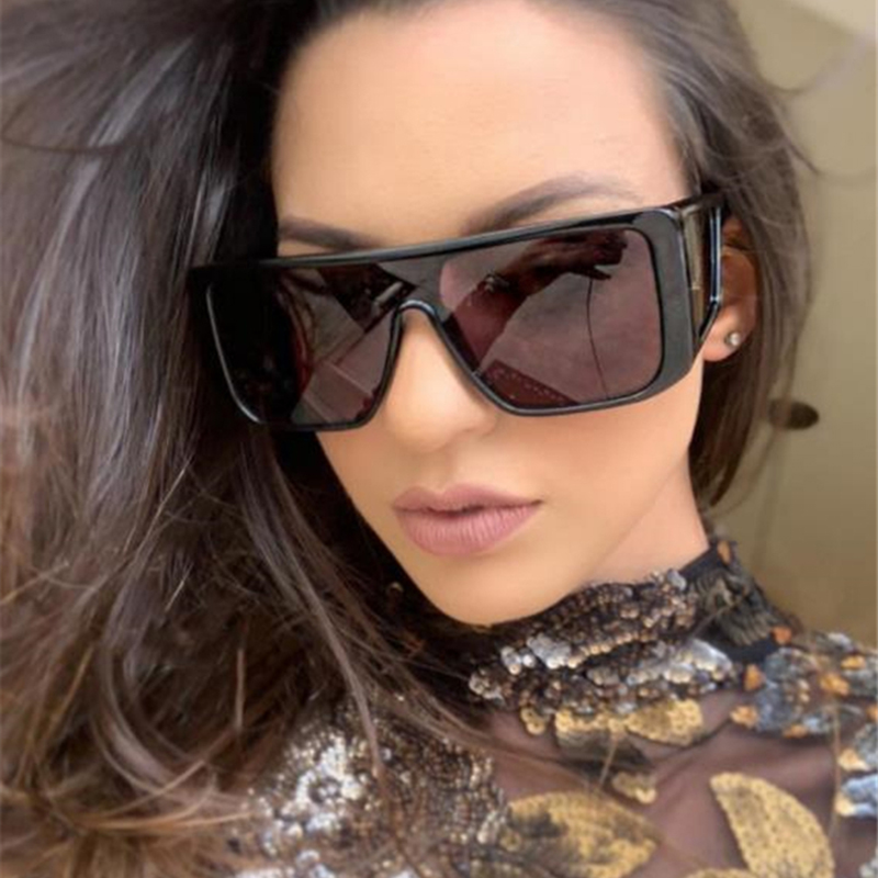 

Oversized Sunglasses Men's Retro Male Goggle Colorful Sun Glasses For Men Fashion Driver Mirror Shades Oculos