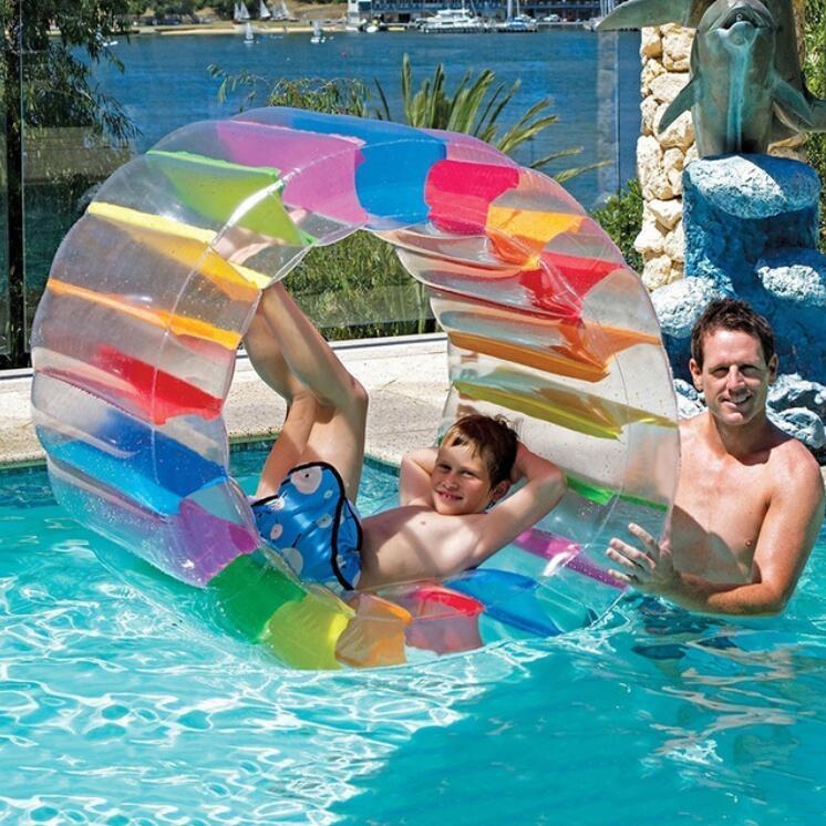 giant inflatable colorful wheel