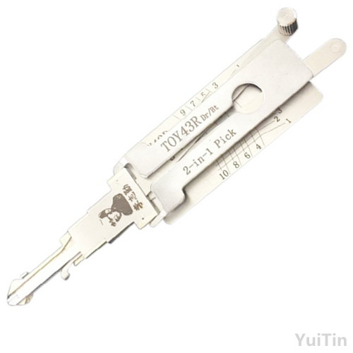 

Hot Original LISHI 2 In 1 TOY43R lock pick combination genuine used for Toyota Subaru XV Great Wall FLORID