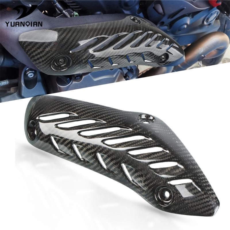

821 Motorcycle Muffler Pipe Exhaust Heat Shield Cover Guard Muffler Covers Protector For 1200 2014-2017 2016 15