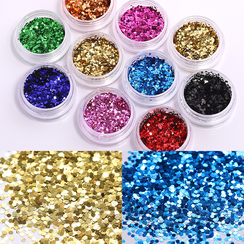 

24 Boxes/Set Nail Glitter Powder Holographics Nail Powder Colorful Sequins Glitter DIY Art Decoration