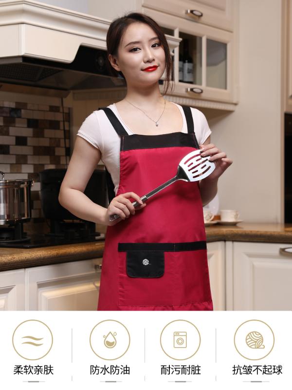 

Apron custom Korean version of fashion apron advertising custom printing