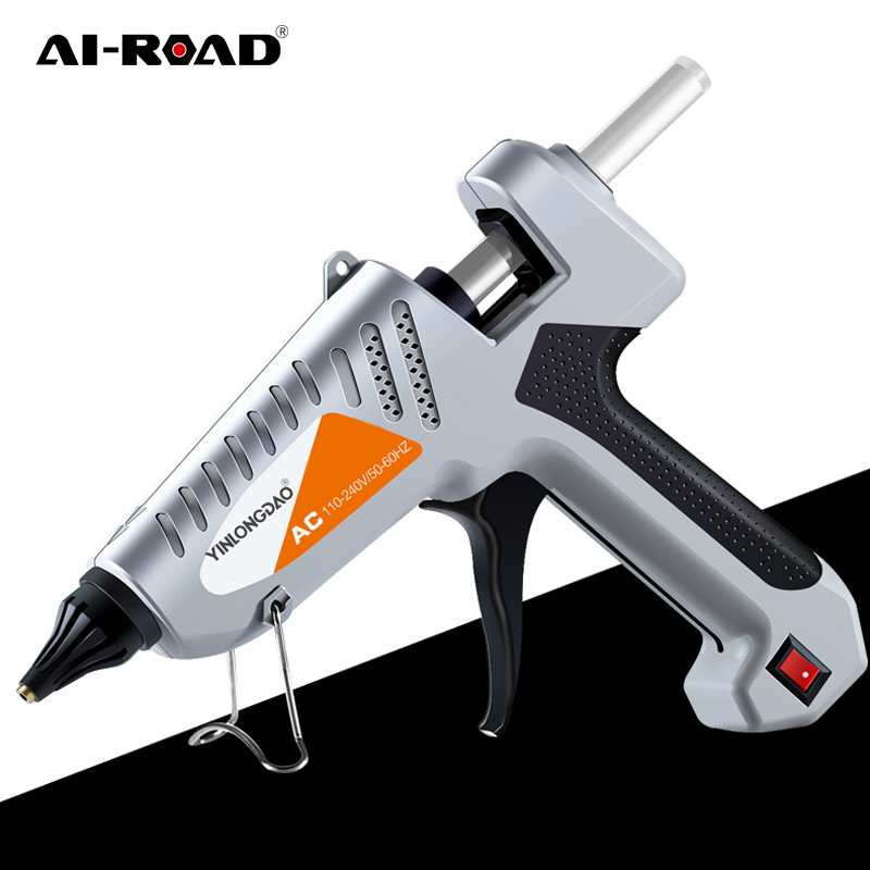 

200W High Temperature Hot Melt Glue Gun and 30PC11mm Hot Melt Glue Stick Transplant Repair Air Gun DIY Hand Tool DIY Tools