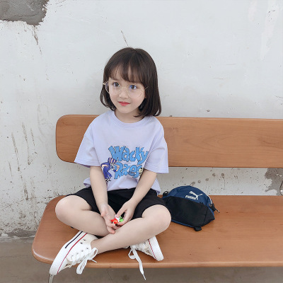 

Girls Short Sleeve T-shirt Children Designer Tops Kids Casual Summer Tops Fashion Print T-shirts Girls Top Quality Clothing 2020 Style, White