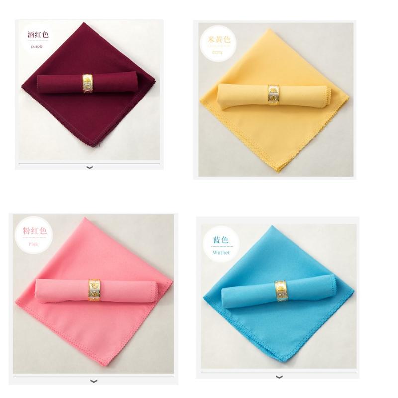 

Free shpping high quality 100% polyester wedding napkin size 48x48cm(100pcs/lot)