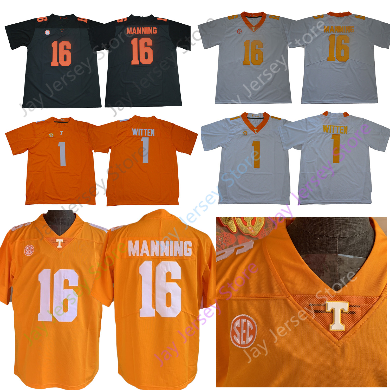 peyton manning college jersey