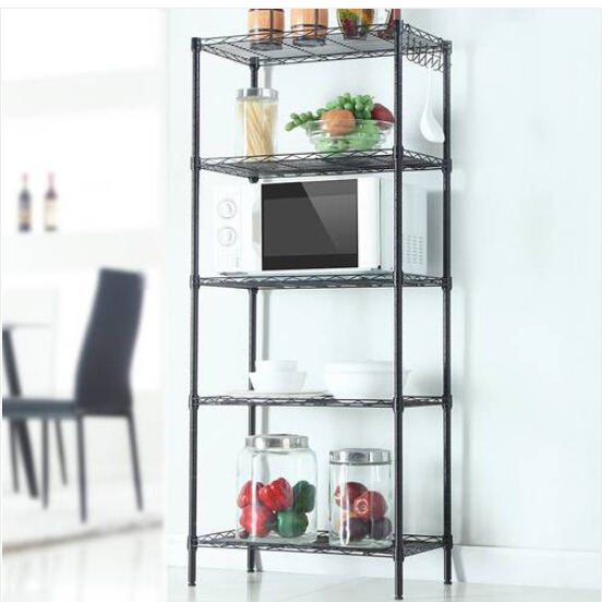 

Hot sales 2019 Free shipping Widen Widen Changeable Assembly Floor Standing Carbon Steel Storage Rack Black