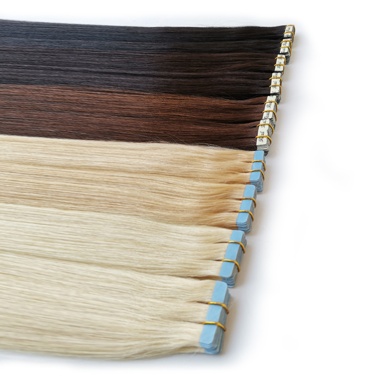 

Tape Hair Extensions Invisible Tape Remy Hair Extensions Cuticle Aligned 100g/40piece Straight Double Sided Tape Hair 16 18 20 22 24 26