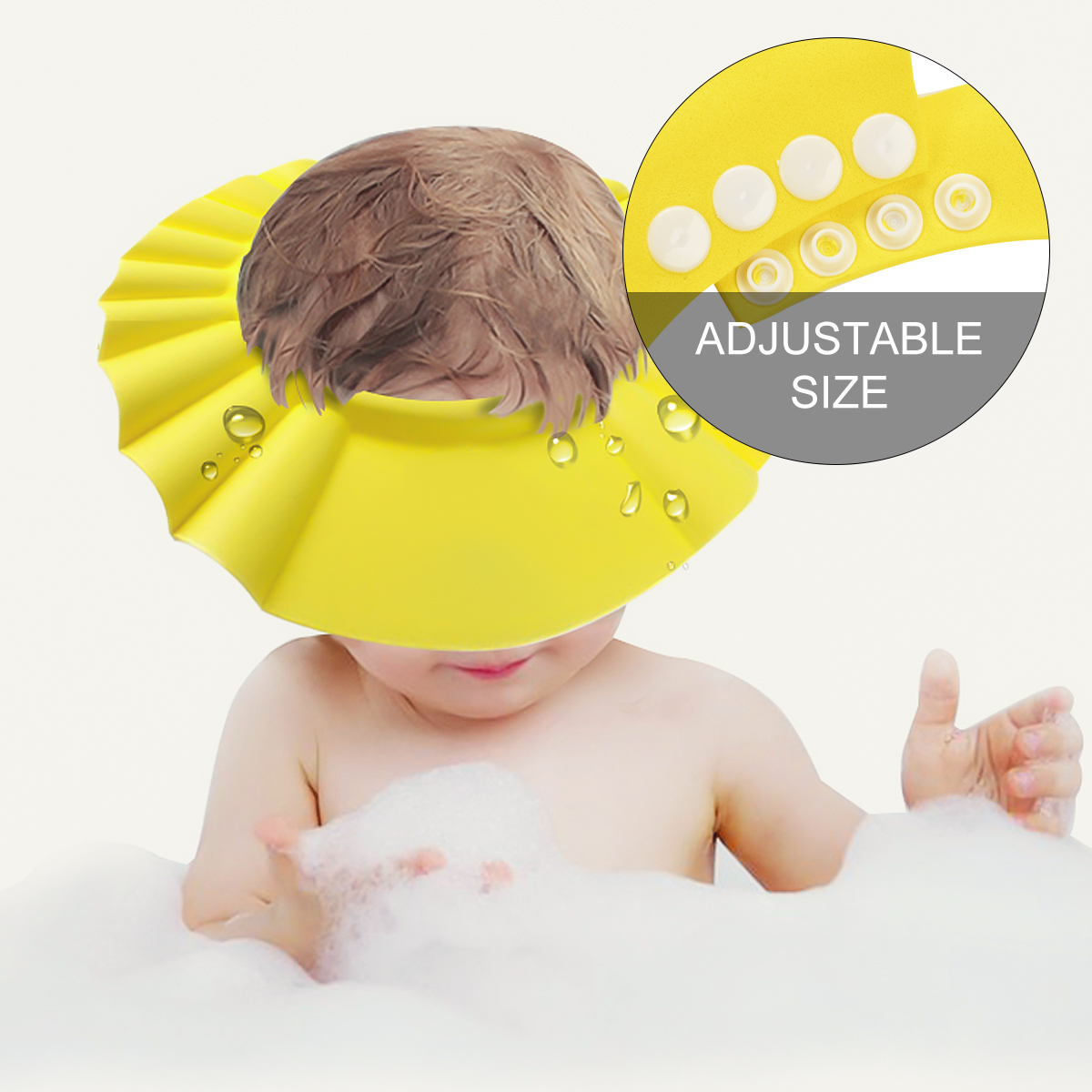 2021 26*28.5 Cm Safe Waterproof Protect Eyes Hair Shower Bathing Tools